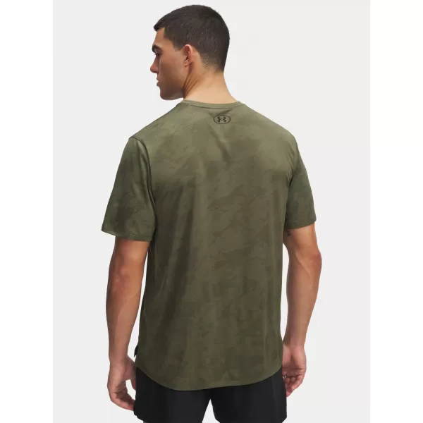  Férfi póló UNDER ARMOUR TECH VENT JCQRD SS 1390047-390 ZÖLD 