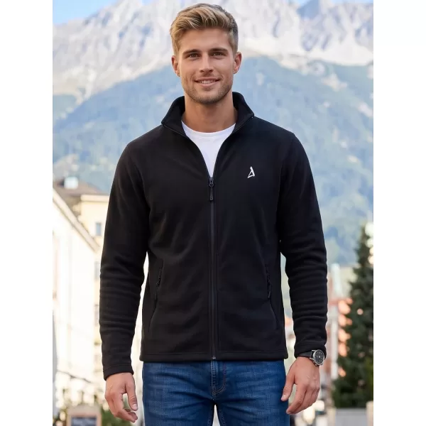  Férfi polár pulóver ALTISPORT ALM002852 FEKETE ÉS EZÜST 