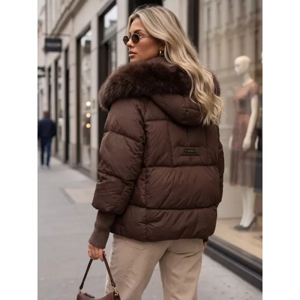  Női kabát DSTREET TY5744 BARNA 