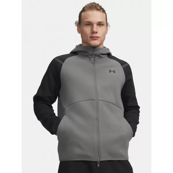  Férfi pulóver UNDER ARMOUR UNSTOPPABLE FLC FZ HD EU 1389352-709 ZÖLD 