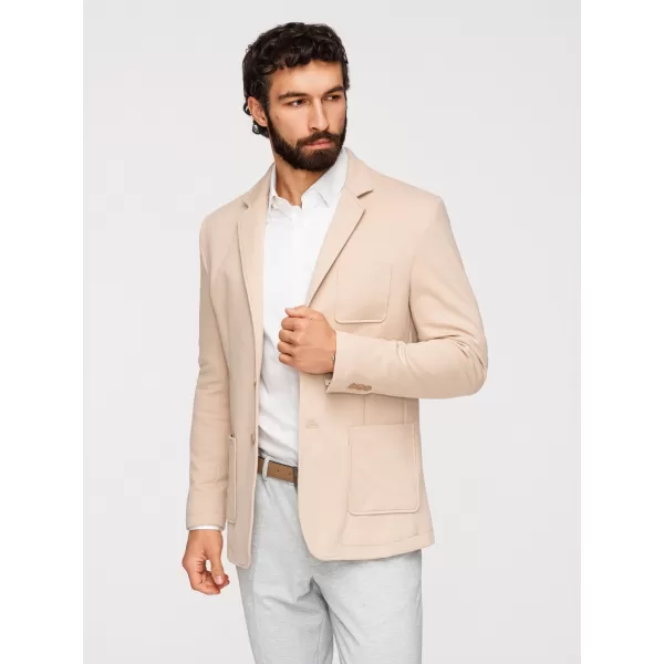  Férfi dzseki OMBRE M165 BÉZS 