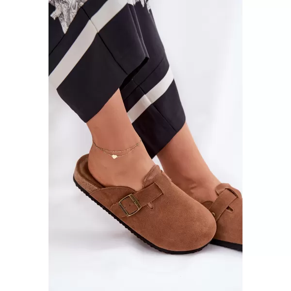  Női papucs BIG STAR SHOES RR274A387 BARNA/BÉZS 