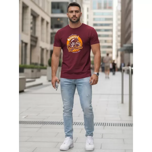  Férfi póló DSTREET NX5095R-BU BURGUNDIA 