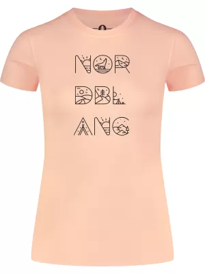 Női póló NORDBLANC RESCUE NBSLT8178 RÓZSASZÍN