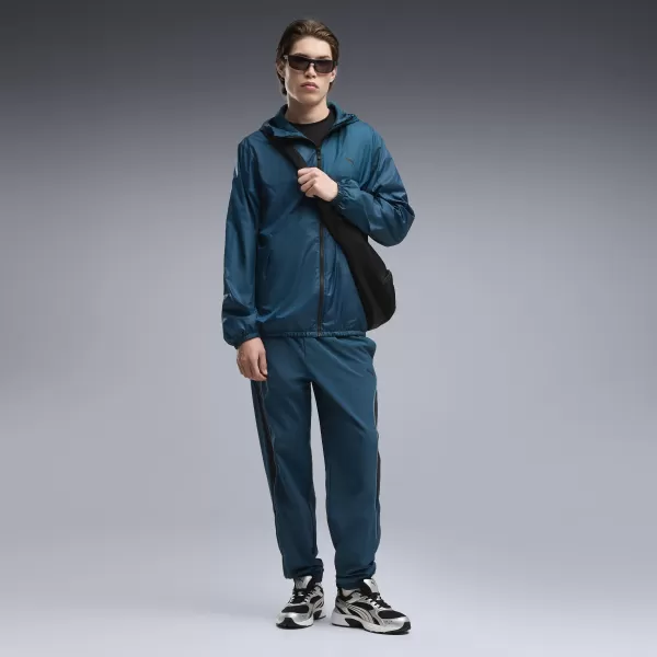  Férfi dzseki PUMA ESS REGULAR WINDBREAKER 68462536 ÉJFÉLI BENZIN 