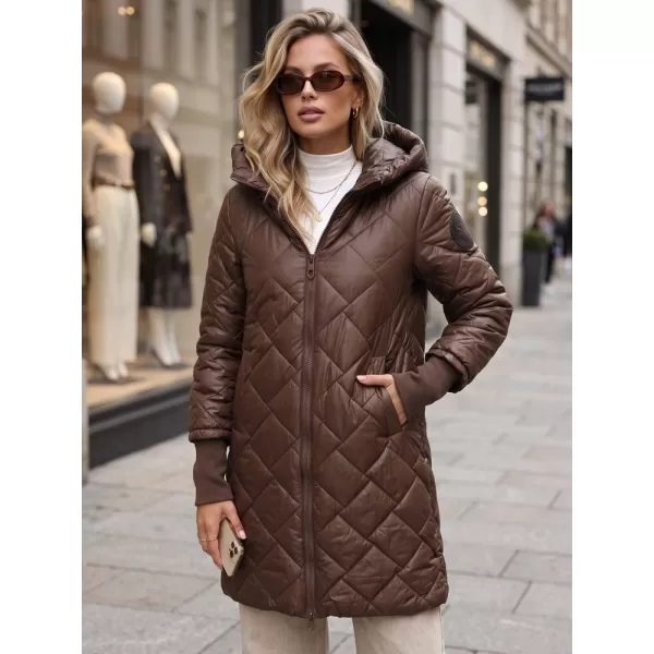  Női kabát DSTREET TY5862 BARNA 