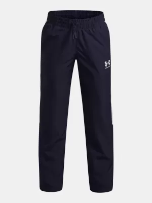 Fiú nadrág UNDER ARMOUR UA B RIVAL WVN PANT 1390155-410 KÉK