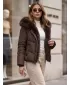 Női kabát DSTREET TY5983 BARNA