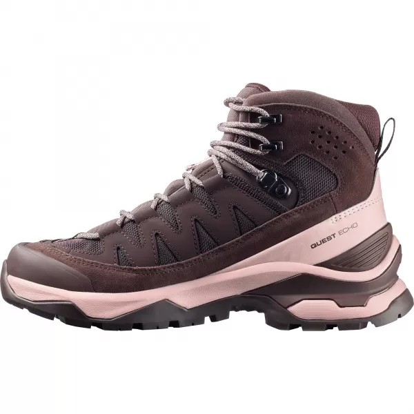 Női cipők SALOMON QUEST ECHO GORE TEX L47968500 FEKETE KÁVÉ/ÁRNYÉKSZÜRKE/FEKETE 
