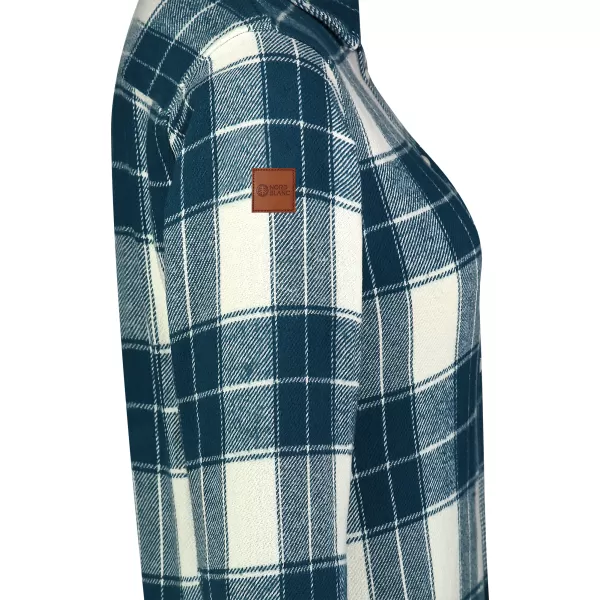  Női flanel ing NORDBLANC WILLOW NBSSL8371 SÖTÉTKÉK 