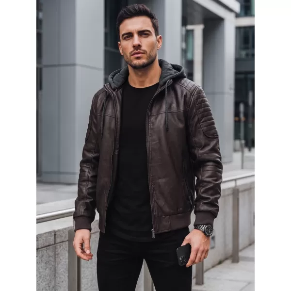  Férfi dzseki DSTREET TX5140 BARNA 