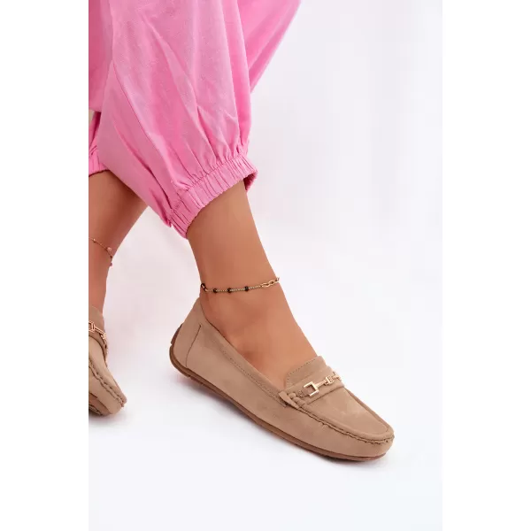 Női mokaszinok BOTO FT247 KHAKI 