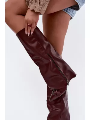 Női csizma BOTO 9386 WINE RED BORVÖRÖS