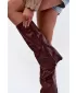Női csizma BOTO 9386 WINE RED BORVÖRÖS