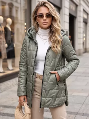 Női kabát DSTREET TY5794 ZÖLD