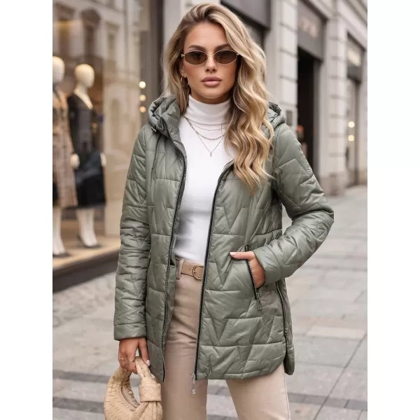  Női kabát DSTREET TY5794 ZÖLD 