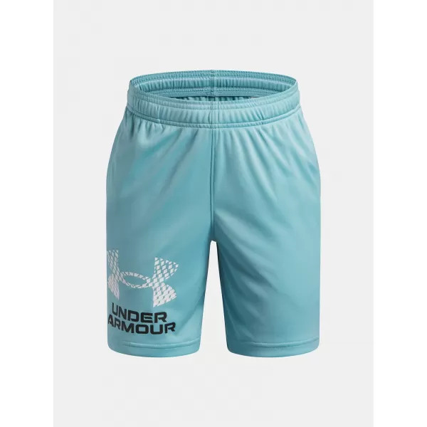  Fiú rövidnadrág UNDER ARMOUR TECH LOGO SHORTS 1383333-425 KÉK 