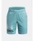 Fiú rövidnadrág UNDER ARMOUR TECH LOGO SHORTS 1383333-425 KÉK