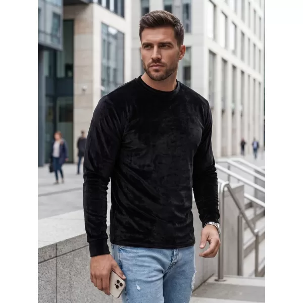  Férfi pulóver DSTREET BX5534 FEKETE 