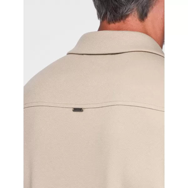  Férfi ing OMBRE OM-SHCS-0220 BÉZS 