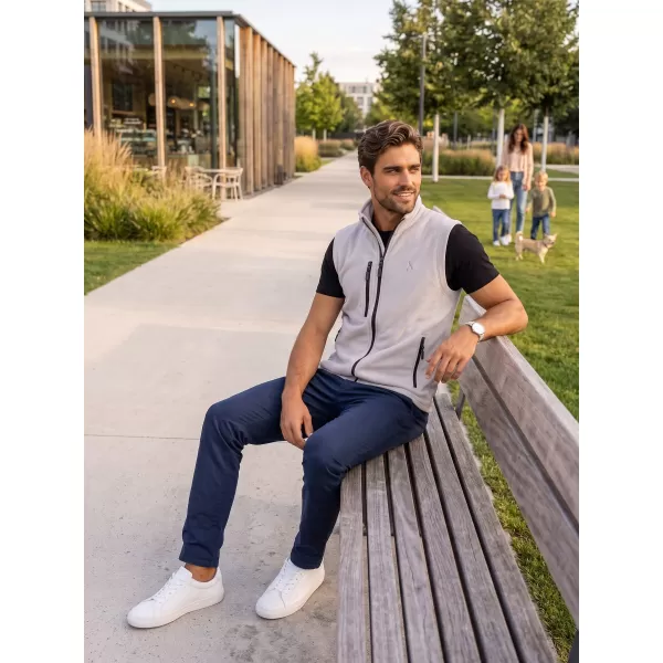  Férfi polár mellény ALTISPORT ALM002525 VILÁGOSSZÜRKE 