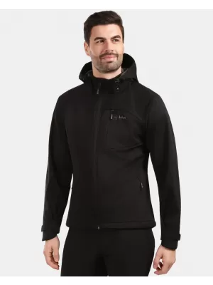 Férfi softshell kabát KILPI ONTAVIO-M 1M0112KI FEKETE