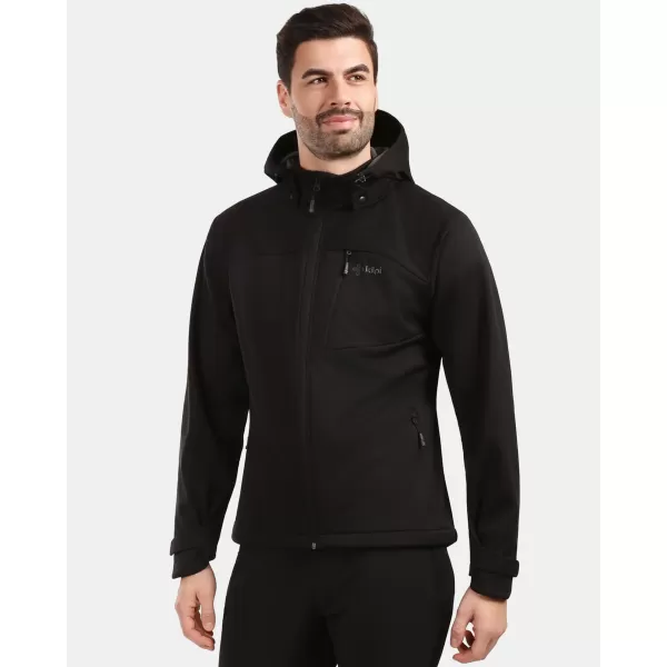  Férfi softshell kabát KILPI ONTAVIO-M 1M0112KI FEKETE 