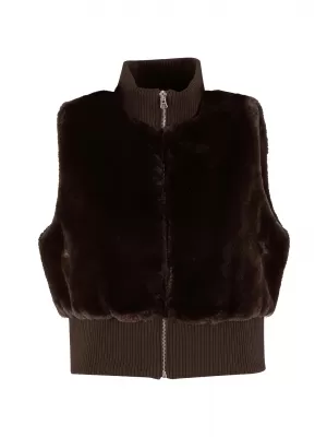 Női mellény URBAN CLASSICS TB7933-00075 BARNA