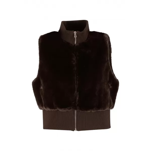  Női mellény URBAN CLASSICS TB7933-00075 BARNA 