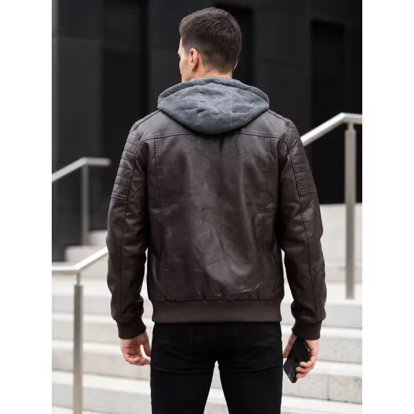  Férfi dzseki DSTREET TX5136 BARNA 