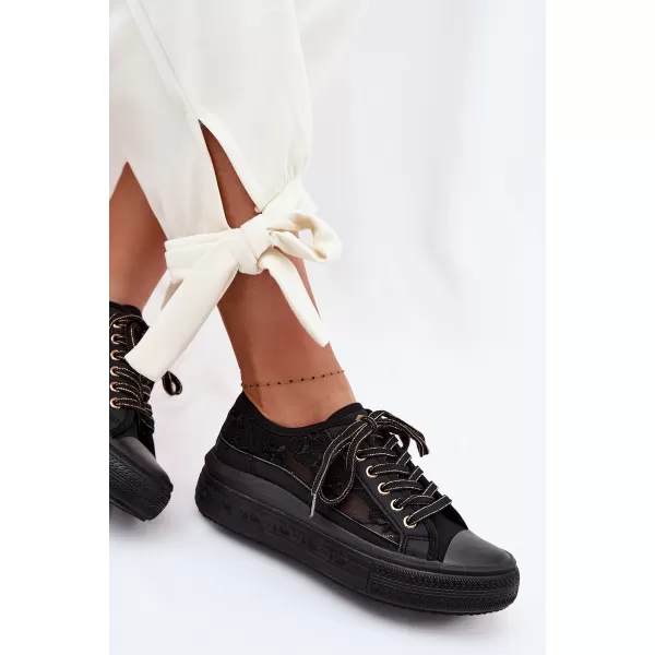  Női tornacipő LEE COOPER LCW-26-44-4479 FEKETE 