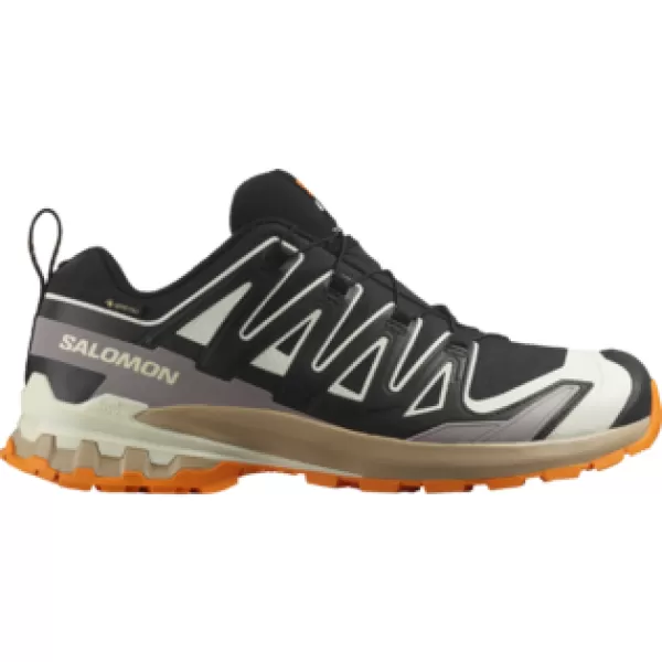  Férfi cipők SALOMON XA PRO 3D V9 GORE-TEX L47881900 FEKETE/VANÍLIA JÉG/KURKUMA 