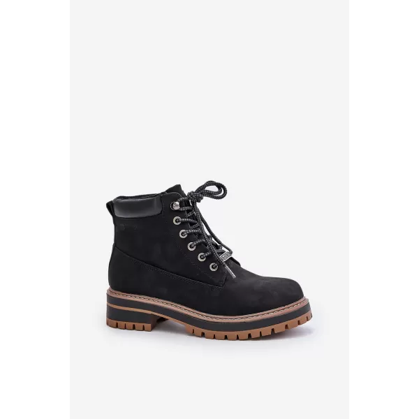  Női bokacsizma BIG STAR SHOES OO274A290 FEKETE 