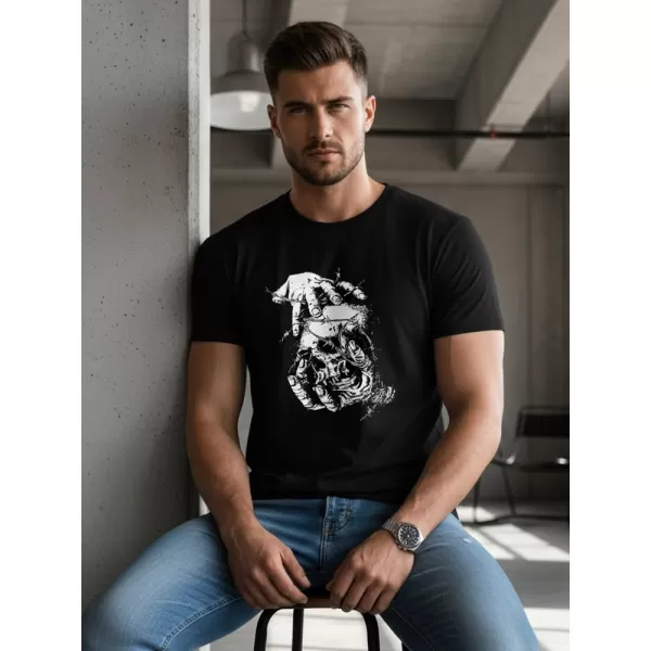  Férfi póló DSTREET NX049R FEKETE 
