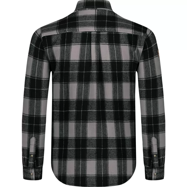  Férfi flanel ing NORDBLANC FEN NBSSM8369 SZÜRKE 