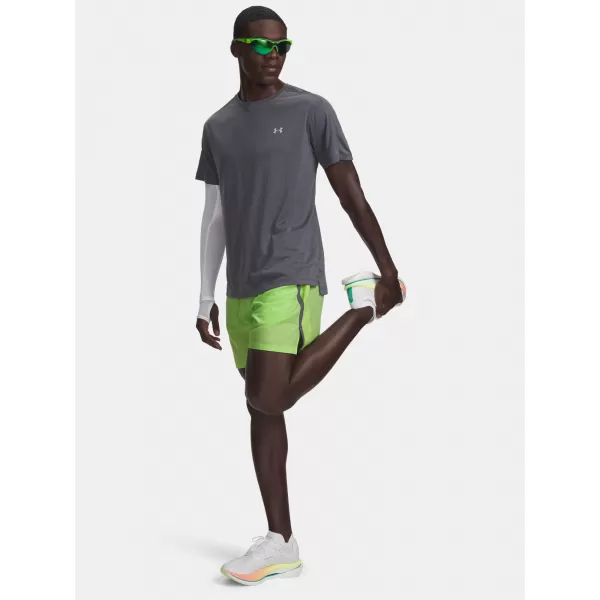  Férfi rövidnadrág UNDER ARMOUR LAUNCH 7'' SHORTS 1382620-712 ZÖLD 