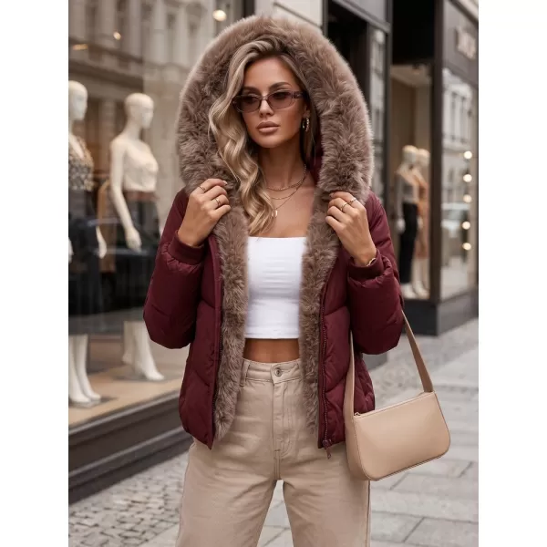  Női kabát DSTREET TY5985 BURGUNDIA 
