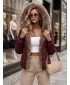 Női kabát DSTREET TY5985 BURGUNDIA