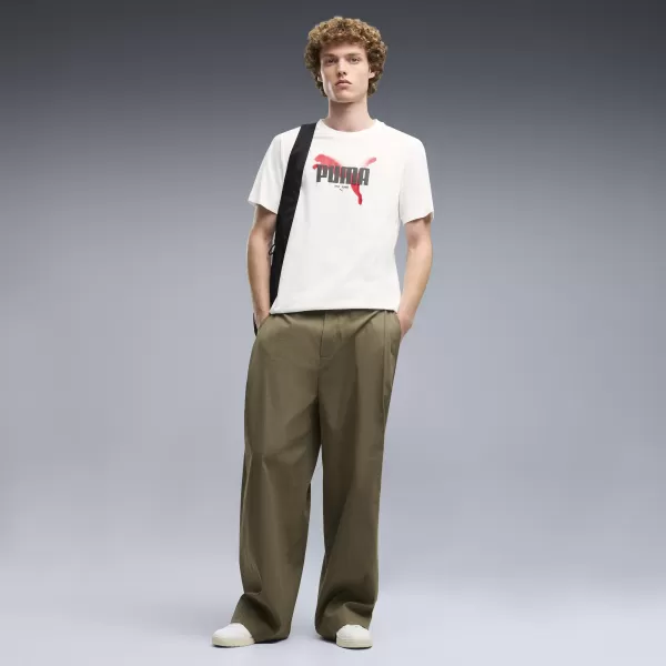  Férfi póló PUMA GRAPHICS TEE 69435502 PUMA FEHÉR 