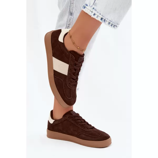 Női tornacipő BIG STAR SHOES UU274008 BARNA/BÉZS 