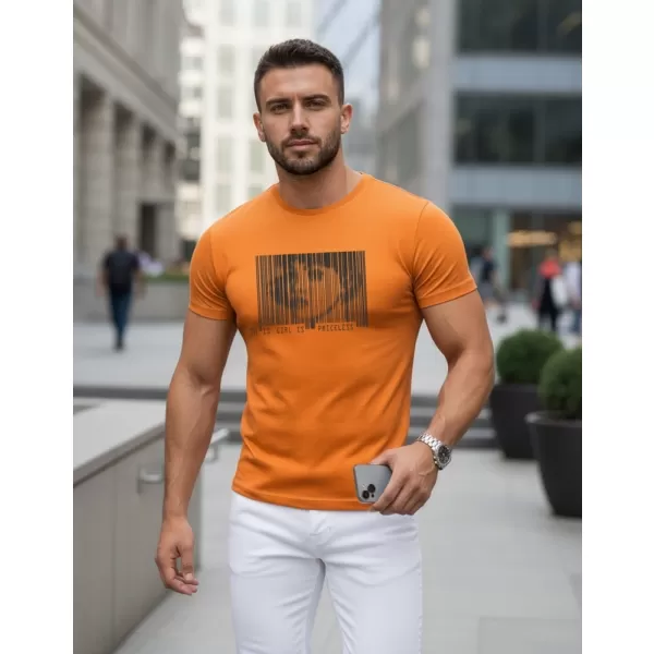 Férfi póló DSTREET NX5014R NARANCS 