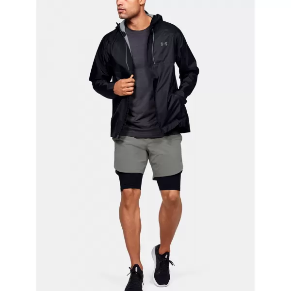  Férfi dzseki UNDER ARMOUR CLOUDBURST STORM SHELL 1350950-001 FEKETE 