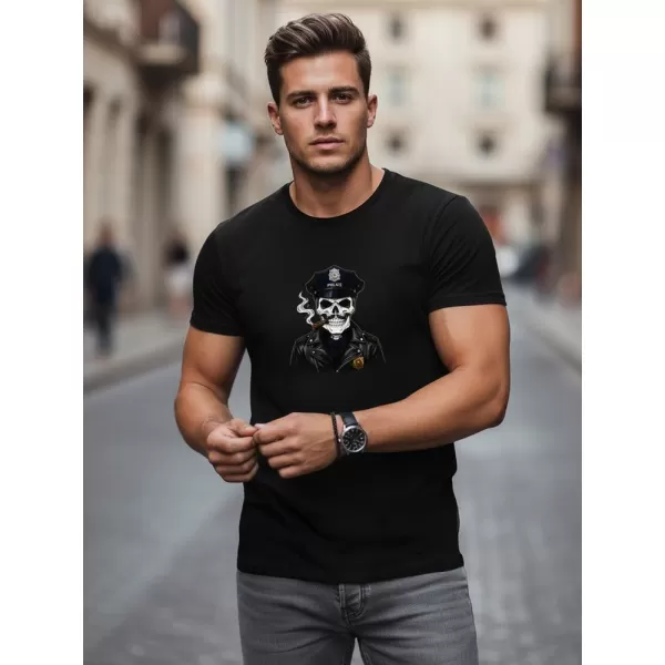  Férfi póló DSTREET NX0128R-BK FEKETE 