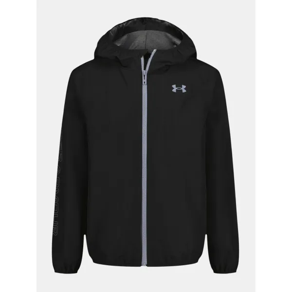  Fiú kabát UNDER ARMOUR WINTUCK WORDMARK WINDBREAKER UJSJM01F-001 FEKETE 