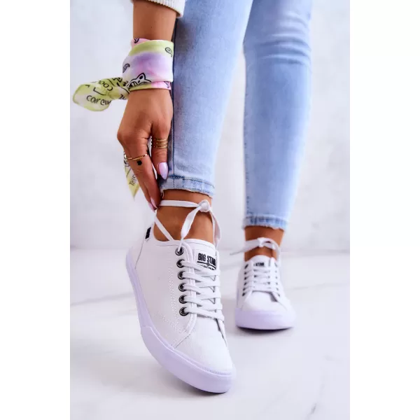  Női tornacipő BIG STAR SHOES W274835 FEHÉR 