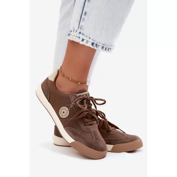  Női tornacipő BIG STAR SHOES UU274002 BARNA/BÉZS 