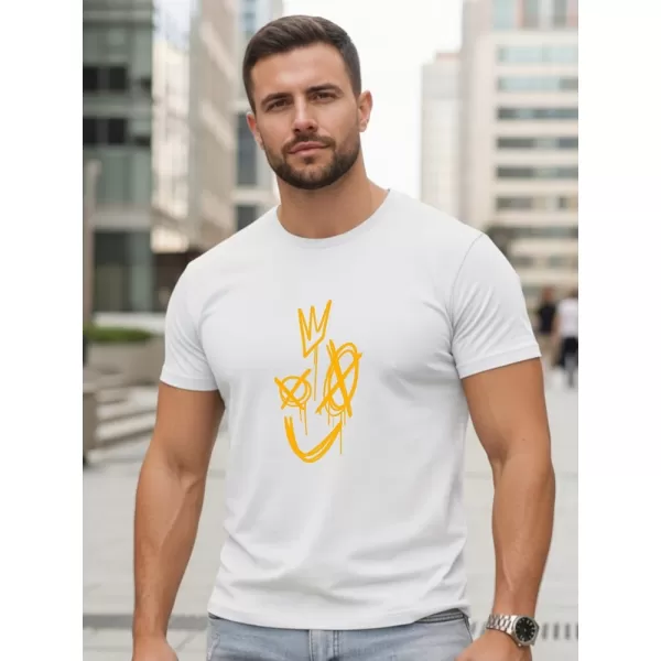  Férfi póló DSTREET NX0138R-WH FEHÉR 