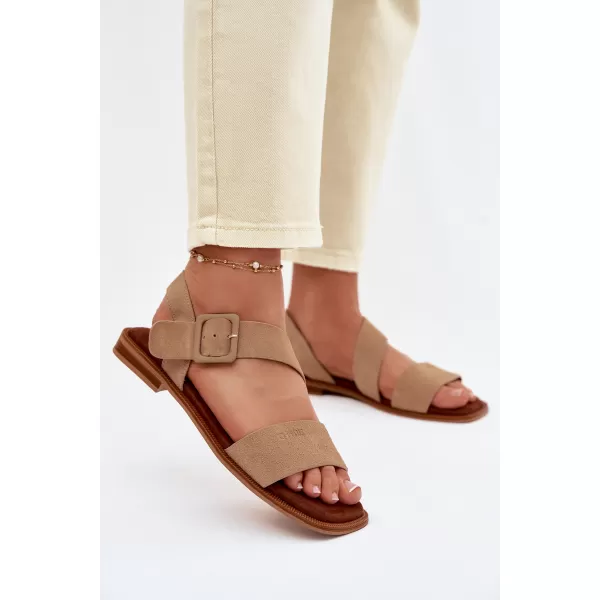  Női szandál BIG STAR SHOES TT274491 BÉZS 