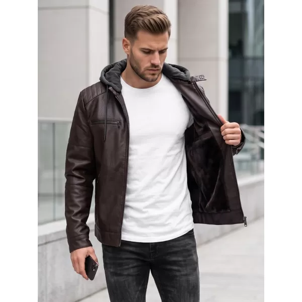  Férfi dzseki DSTREET TX5146 BARNA 