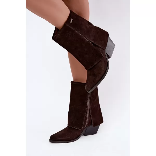  Női csizma BIG STAR SHOES UU274115 BARNA/BÉZS ÁRNYÉKOK 